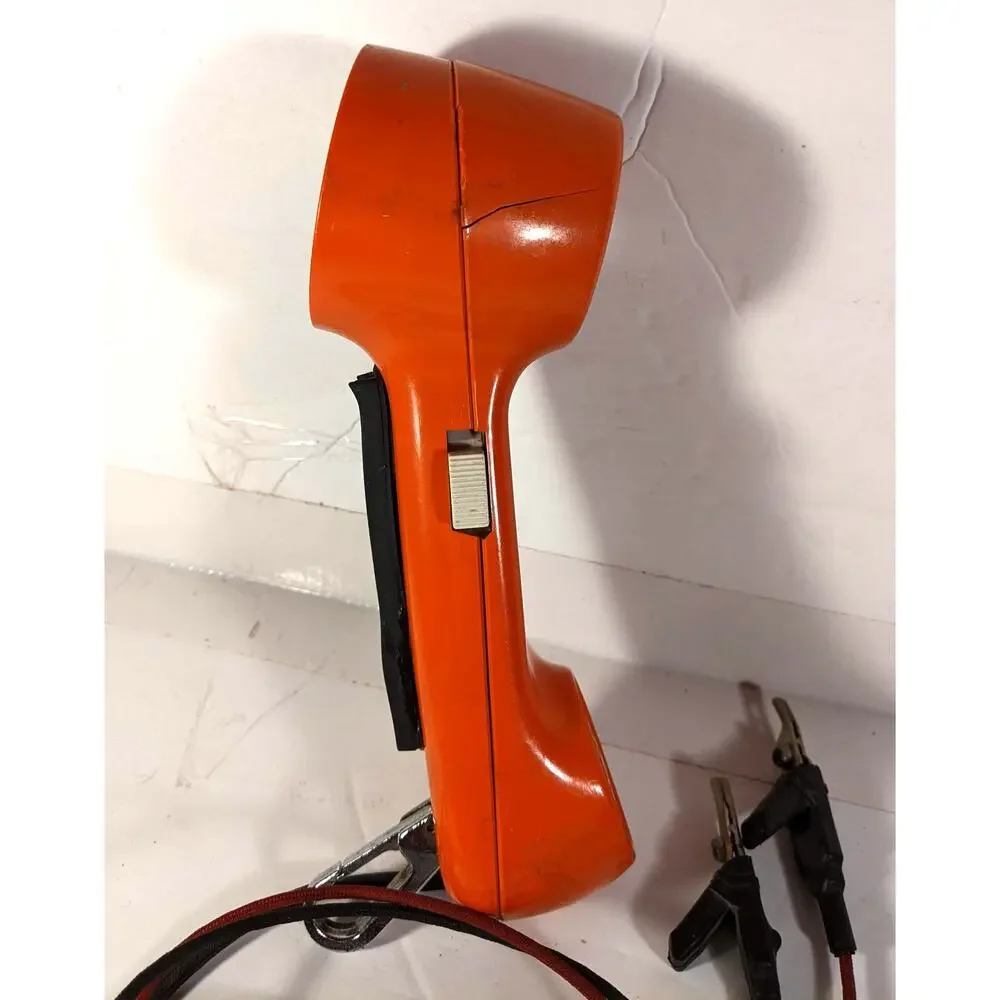 Vintage Telephone Lineman's Rotary Line Tester Handset SEE DESCRIPTION